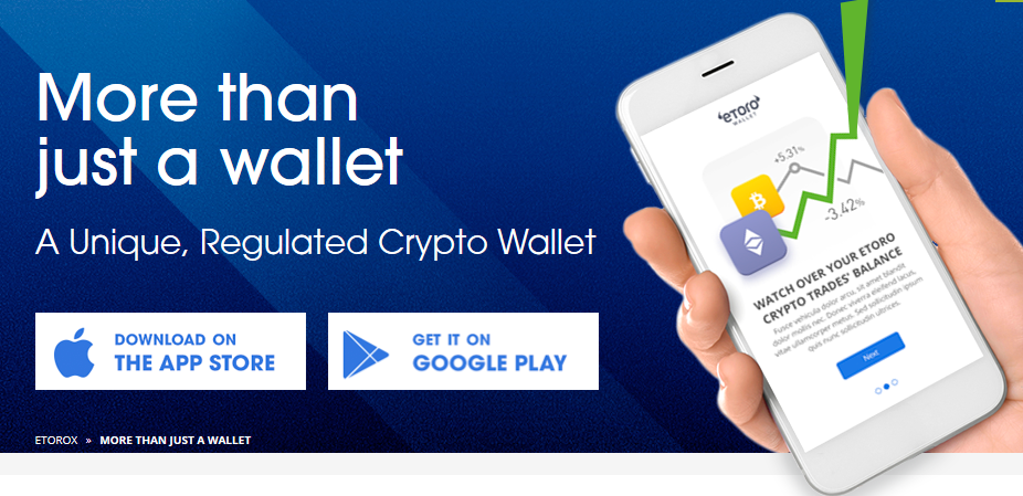 eToroX Crypto wallet