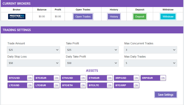 bitcoinprofit live account